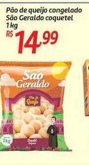 Comper Pão de queijo congelado são geraldo coquetel oferta