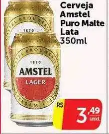 Cerveja amstel puro malte