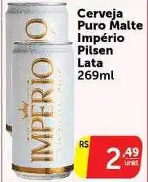 Cerveja puro malte império pilsen