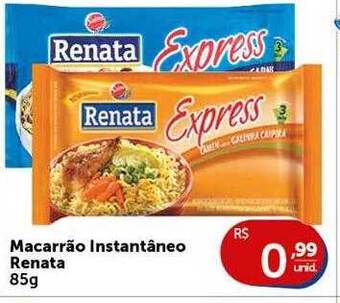 Pires Macarrão instantâneo renata oferta