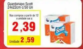 Spani Atacadista Guardanapo scott oferta
