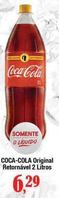 Supermercados Unidos Coca-cola original retornável oferta