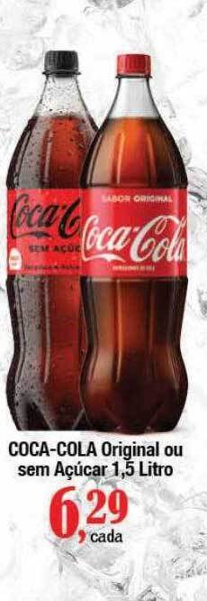 Supermercados Unidos Coca-cola original ou sem açúcar oferta