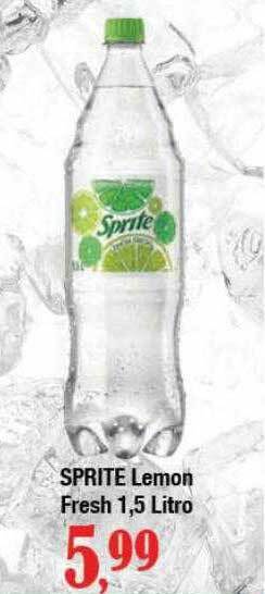 Supermercados Unidos Sprite lemon fresh oferta
