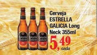 Supermercados Unidos Cerveja estrella galicia long neck oferta