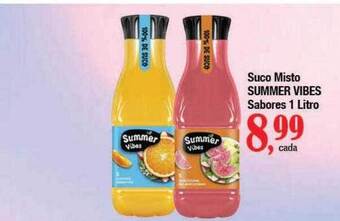 Supermercados Unidos Suco misto summer vibes sabores oferta
