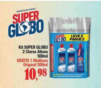 Supermercados Unidos Kit super globo 2 cloros ativos oferta
