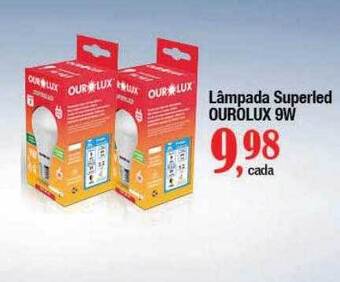 Supermercados Unidos Lâmpada superled ourolux 9w oferta