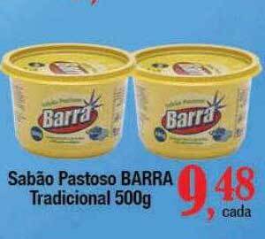 Supermercados Unidos Sabão pastoso barra tradicional oferta