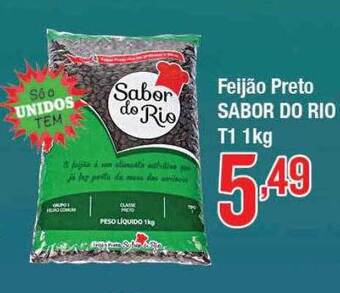 Supermercados Unidos Feijão preto sabor do rio t1 oferta