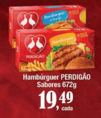 Supermercados Unidos Hambúrguer perdigão sabores oferta