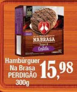 Supermercados Unidos Hambúrguer na brasa perdigão oferta