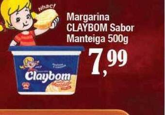Supermercados Unidos Margarina claybom sabor manteiga oferta