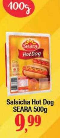 Supermercados Unidos Salsicha hot dog seara oferta