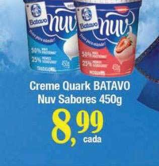 Supermercados Unidos Creme quark batavo nuv sabores oferta