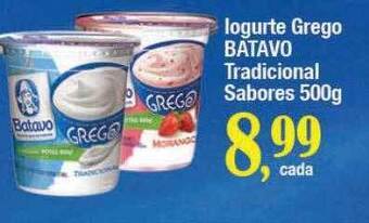 Supermercados Unidos Iogurte grego batavo tradicional sabores oferta