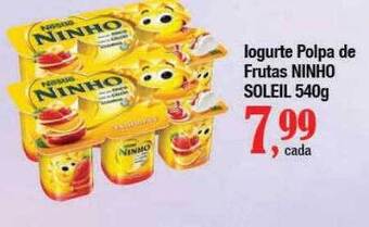Supermercados Unidos Iogurte polpa de frutas ninho soleil oferta