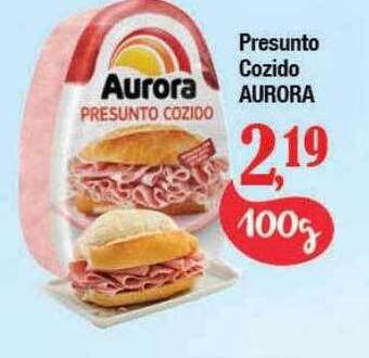 Supermercados Unidos Presunto cozido aurora oferta