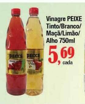 Supermercados Unidos Vinagre peixe tinto-branco-maçã-limão-alho oferta