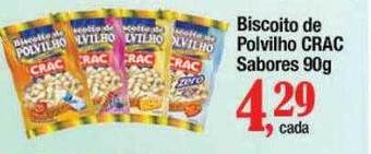 Supermercados Unidos Biscoito de polvilho crac sabores oferta