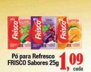 Supermercados Unidos Pó para refresco frisco sabores oferta