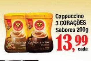 Supermercados Unidos Cappuccino 3 corações sabores oferta