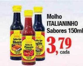 Supermercados Unidos Molho italianinho sabores oferta