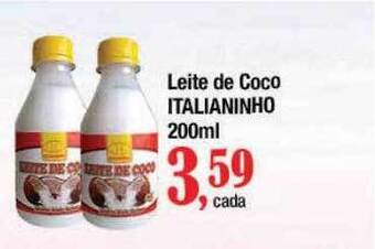 Supermercados Unidos Leite de coco italianinho oferta