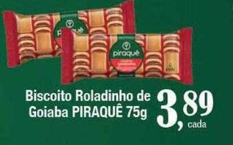 Supermercados Unidos Biscoito roladinho de goiaba piraquê oferta