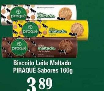 Supermercados Unidos Biscoito leite maltado piraquê sabores oferta