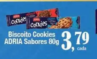 Supermercados Unidos Biscoito cookies adria sabores oferta