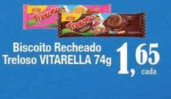 Supermercados Unidos Biscoito recheado treloso vitarella oferta