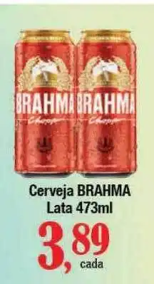 Supermercados Unidos Cerveja brahma lata oferta