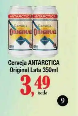 Supermercados Unidos Cerveja antarctica original lata oferta