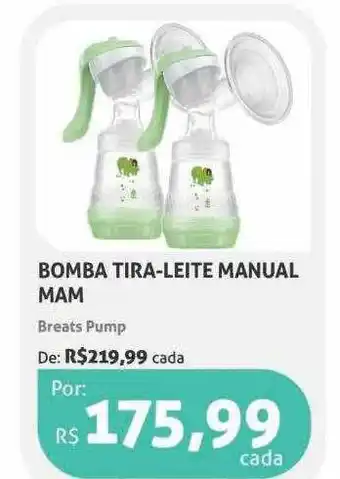 Bomba tira-leite manual mam