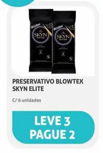 Preservativo blowtex skyn elite leve 3 pague 2