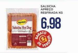 Apoio Mineiro Salsicha apreço resfriada kg oferta