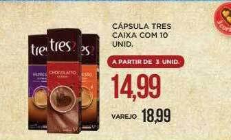 Apoio Mineiro Cápsula tres caixa com 10 oferta