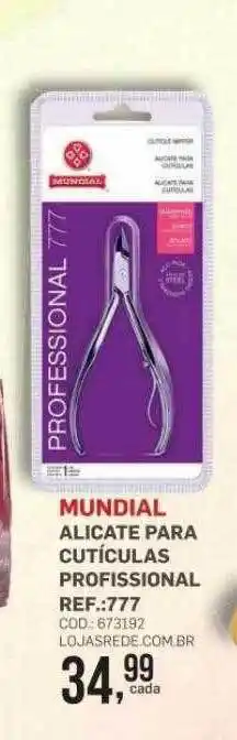 Mundial alicate para cutículas profissional