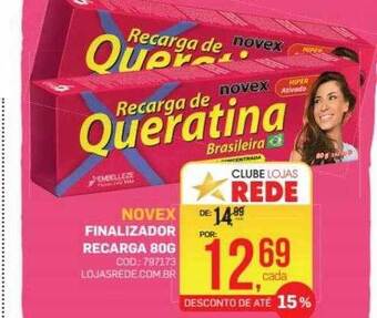 Novex finalizador recarga