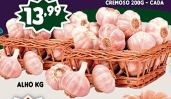 Supermercados Cristal Alho 1kg oferta