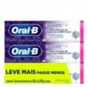Creme dental clareador oral-b 3d white brilliant fresh 70g 3 unidades