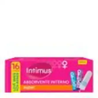 Absorvente interno intimus super 16 unidades