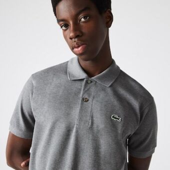 Lacoste Camisa polo masculina lacoste mescla oferta