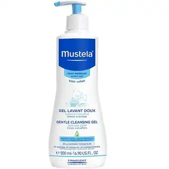 Farmácias Pague Menos Mustela dermo lavante gel espumoso cabelo e corpo 500ml oferta
