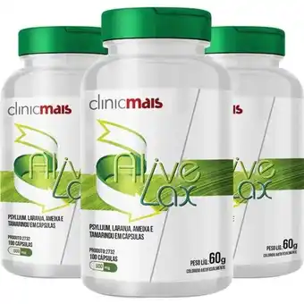 Pão de Açúcar Kit 3 alive lax fibras clinic mais 100 cápsulas oferta