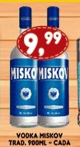 Supermercados Cristal Vodka Miskov 900ml - cada oferta