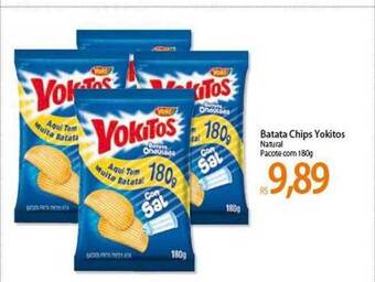 Atacadão Batata chips yokitos natural oferta