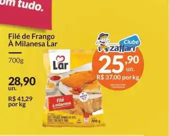 Zaffari Filé de frango à milanesa lar oferta