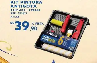 Kit pintura antigota completo 6 peças atlas